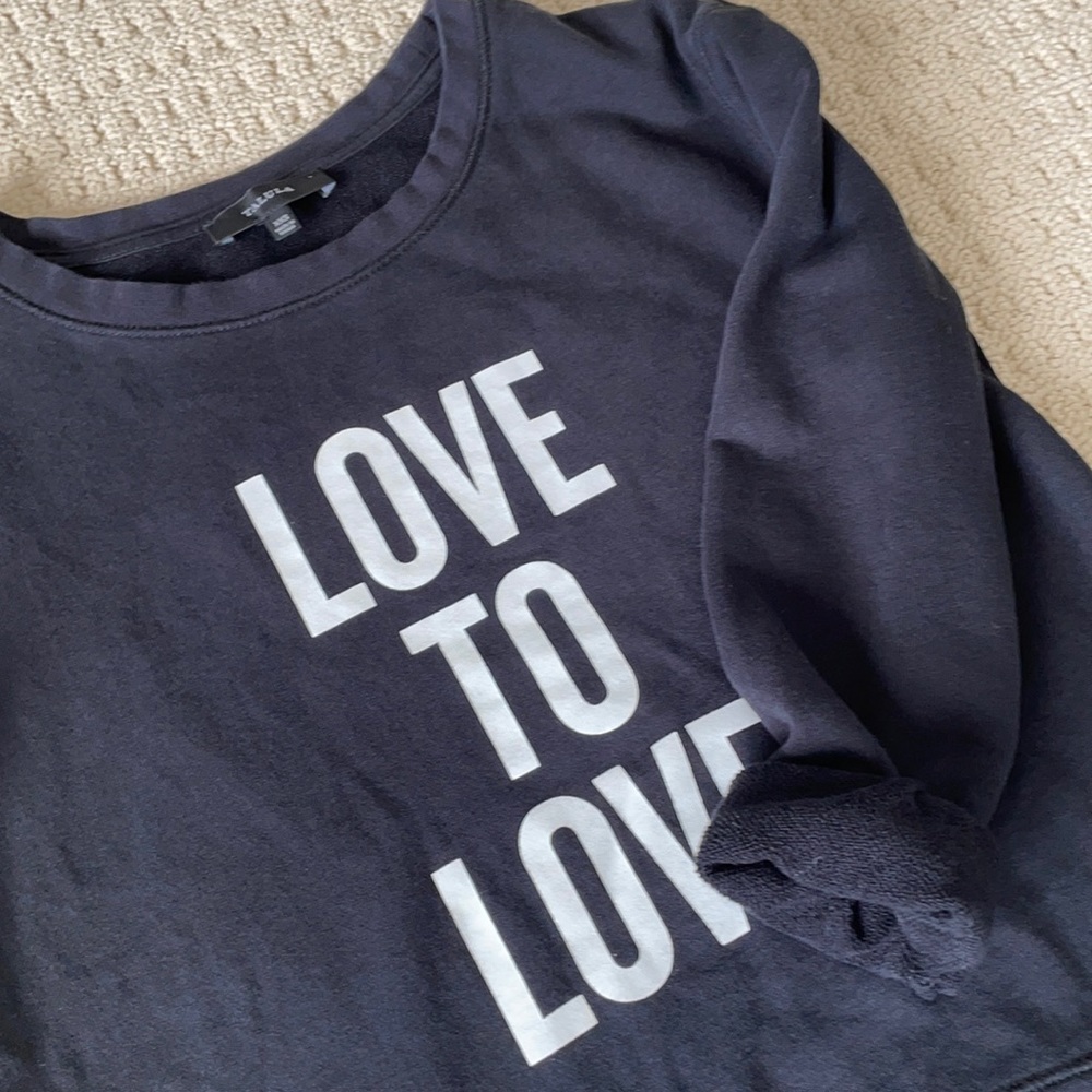 Aritzia Talula Love To Love You Baby Sweatshirt - Picture 2 of 7